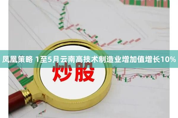 凤凰策略 1至5月云南高技术制造业增加值增长10%