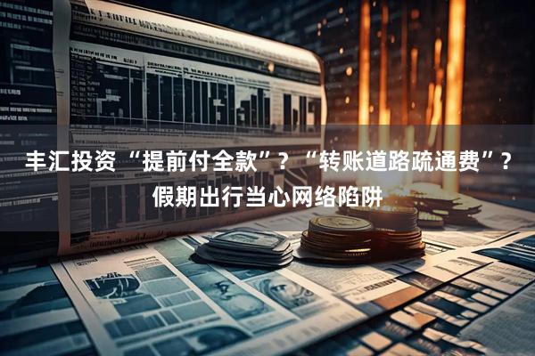 丰汇投资 “提前付全款”？“转账道路疏通费”？假期出行当心网络陷阱