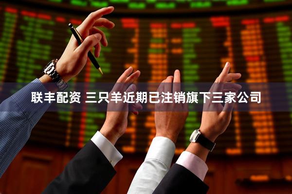 联丰配资 三只羊近期已注销旗下三家公司
