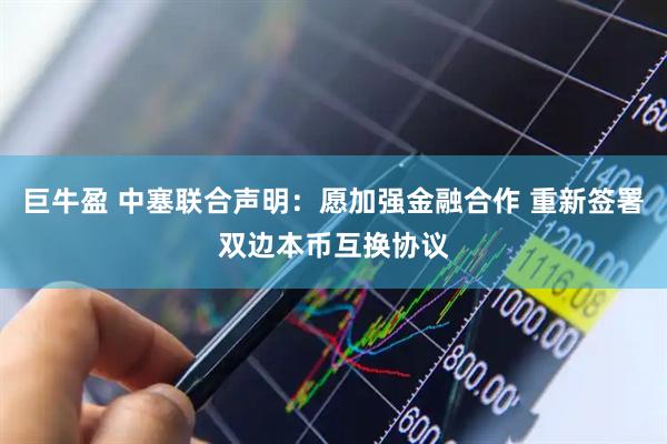巨牛盈 中塞联合声明：愿加强金融合作 重新签署双边本币互换协议
